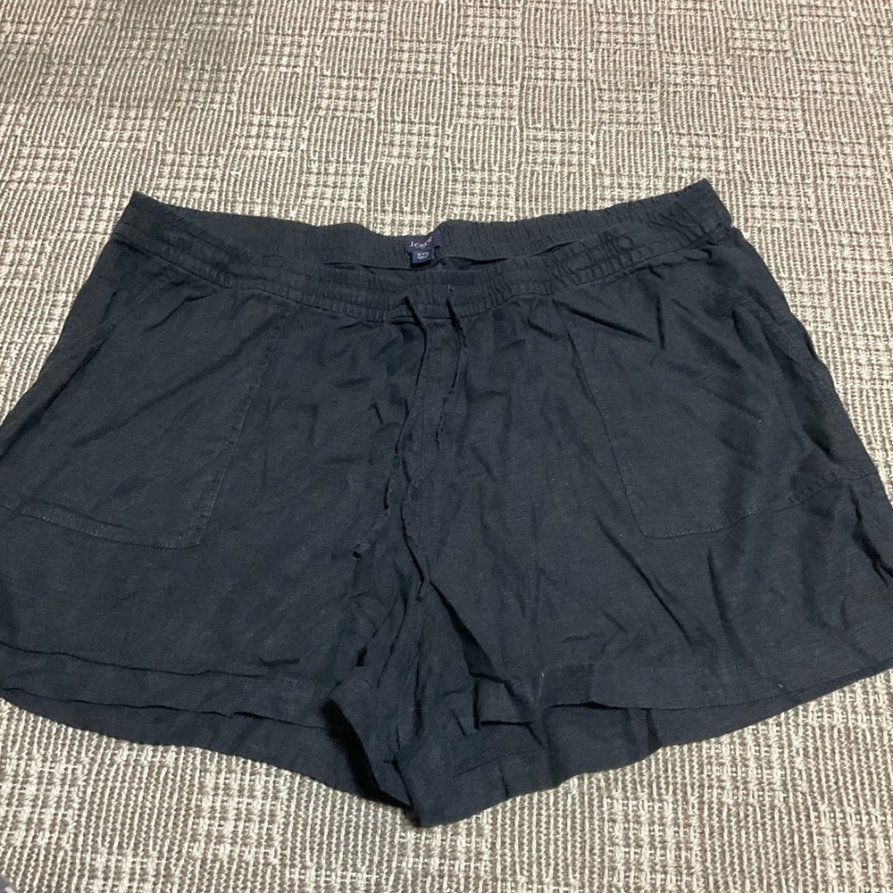 J. Crew High Waist Black Shorts